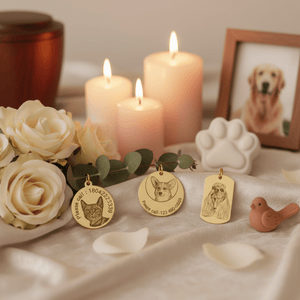 Forever in Our Hearts: Custom Brass ID Tags as Meaningful Pet Memorial Keepsakes - BuddyGlee Pets