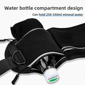 Hands - Free Running Waist Bag with Dog Leash - Reflective Waterproof Belt for Jogging Walking - BuddyGlee Pets