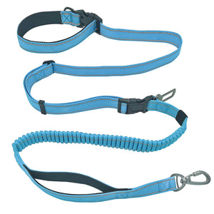6-in-1 Multifunctional Dog Leash - Hands-Free, Adjustable & Reflective Pet Walking Lead