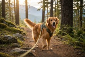 狗狗穿戴舒适胸背带户外探险