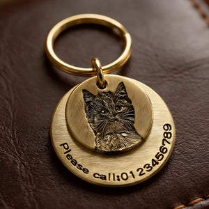 BuddyGlee Custom Brass Tag Bundle - Double Tag Tiered Set | Integrated Slot, Seamless Layered Design