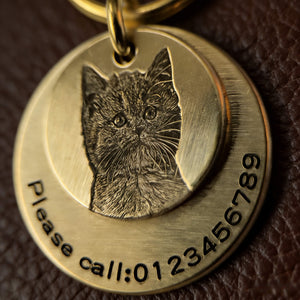 BuddyGlee Custom Brass Tag Bundle - Double Tag Tiered Set | Integrated Slot, Seamless Layered Design