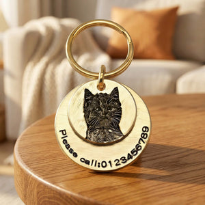 BuddyGlee Custom Brass Tag Bundle - Double Tag Tiered Set | Integrated Slot, Seamless Layered Design