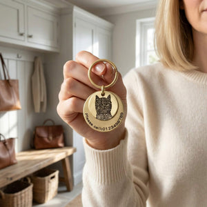 BuddyGlee Custom Brass Tag Bundle - Double Tag Tiered Set | Integrated Slot, Seamless Layered Design