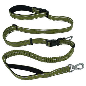 6-in-1 Multifunctional Dog Leash - Hands-Free, Adjustable & Reflective Pet Walking Lead