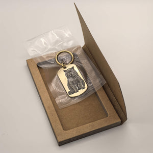 BuddyGlee Custom Brass Military Tag - Deep Engraved & Handmade | Authentic Shield Shape, Standard 2.0"