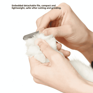 LED Pet Nail Clippers with UV Light - Professional Dog & Cat Nail Trimmer with Safety Guard - BuddyGlee Pets