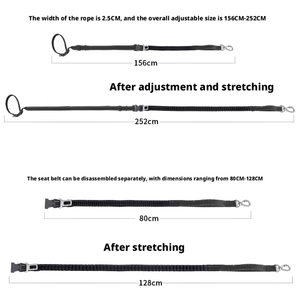 6 - in - 1 Multifunctional Dog Leash - Hands - Free, Adjustable & Reflective Pet Walking Lead - BuddyGlee Pets